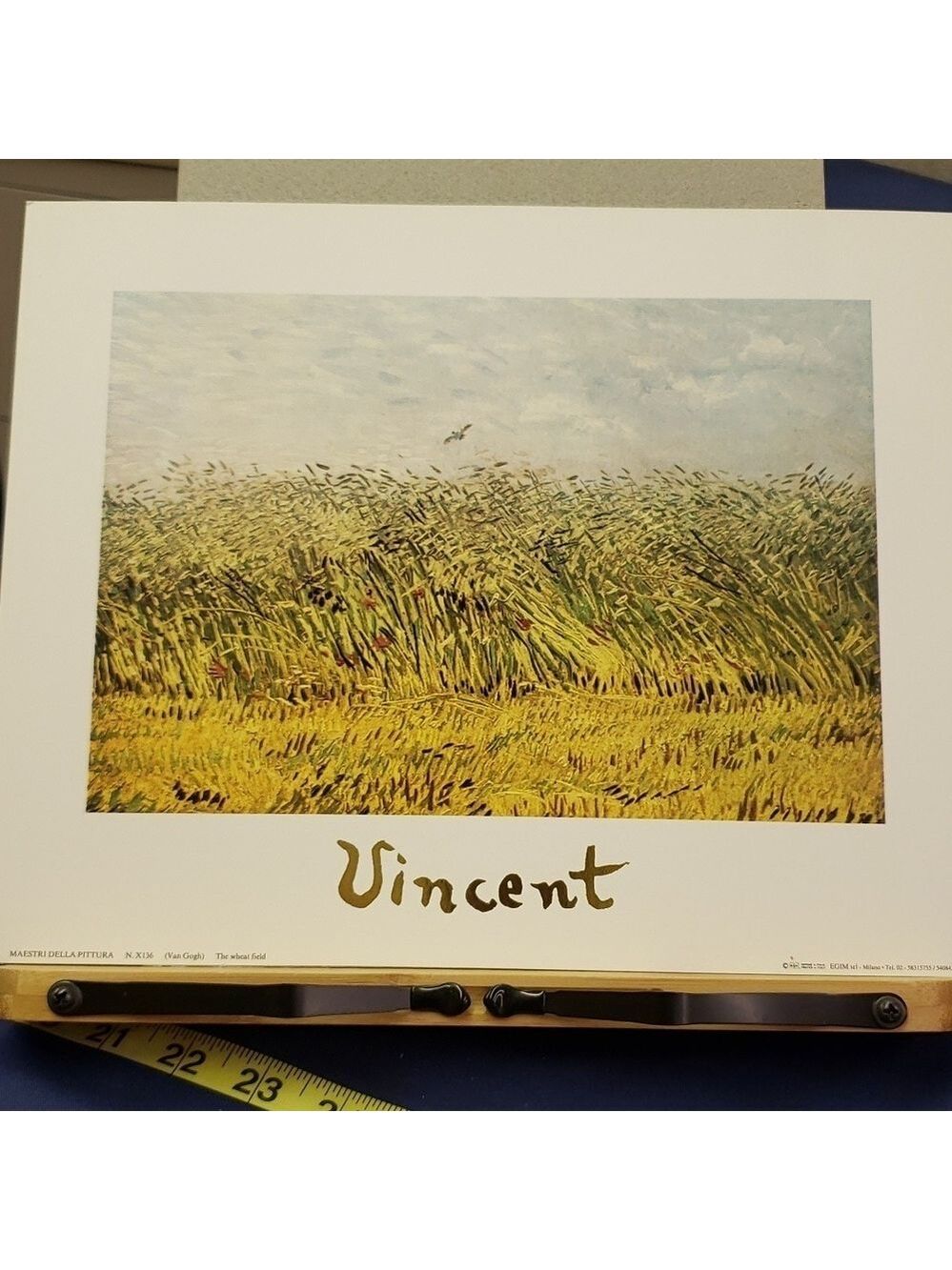 The Wheat Field by Vincent Van Gogh 9.5x12 Museum Art Print